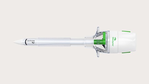 Bladeless trocar met dilaterende punt